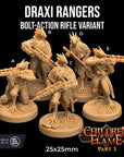 Draxi Rangers - Children of the Flame - 3d Printed Miniature by Dragon Trappers Lodge