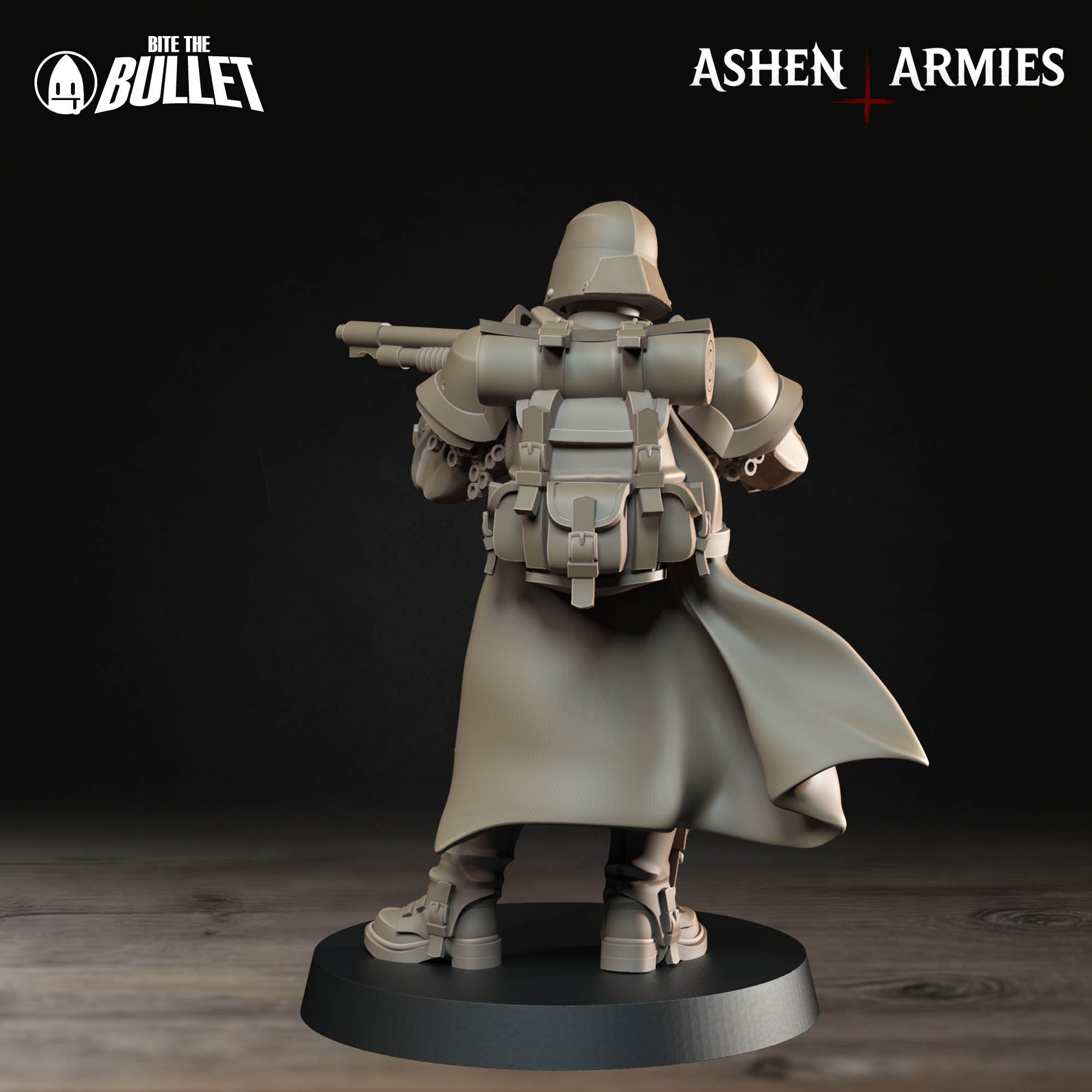 a statue of a soldier with a gun