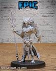 Atlantean Merfolk - 3d Printed Miniature Sculpted by Epic Miniatures