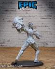 Earth Elemental Female - 3d Printed Miniature Sculpted by Epic Miniatures