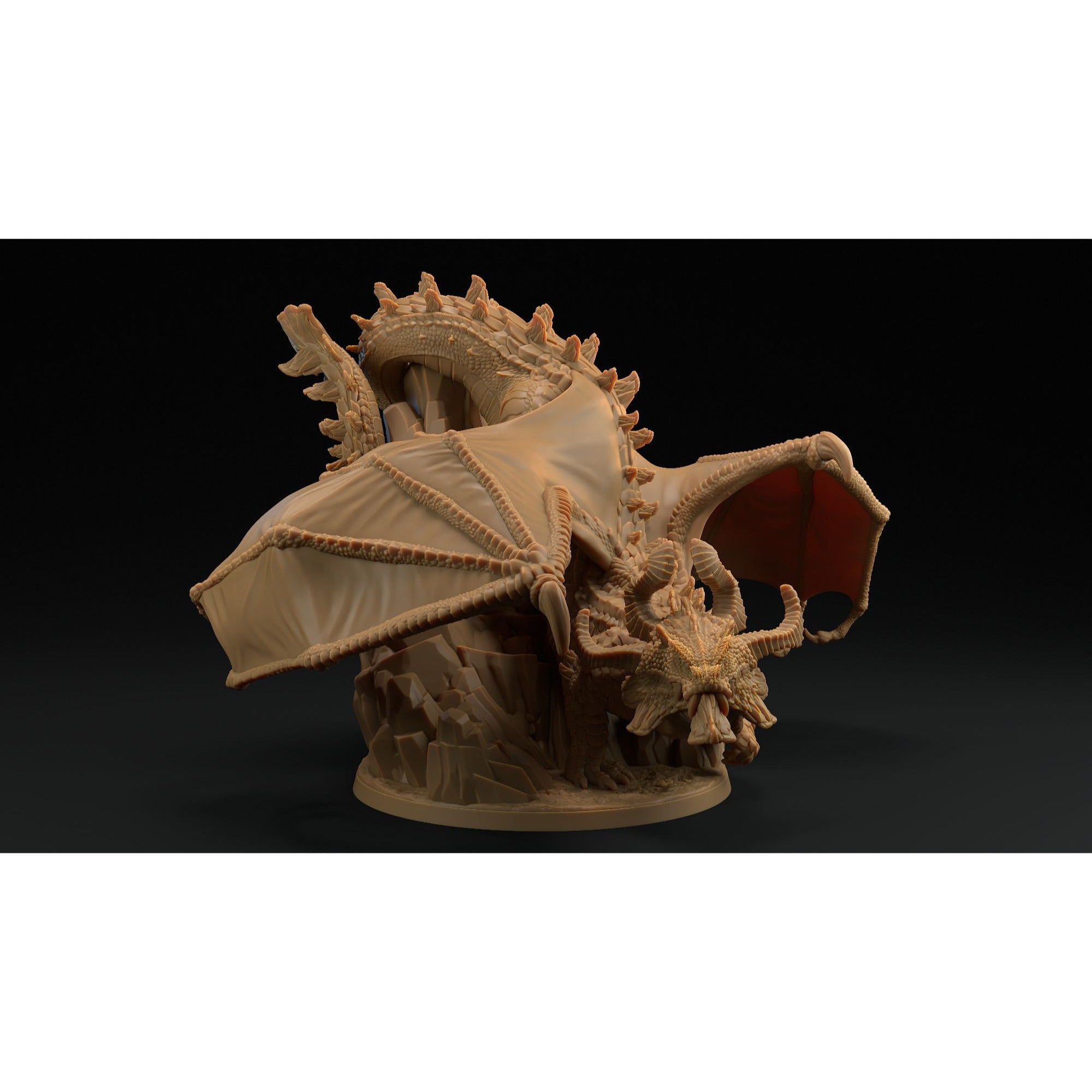 Grimgoreth the Mountain Tyrant - 3d Printed Miniature by Dragon Trappers Lodge