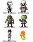 Chibi Monsters - Goo Goo Ghosty Wave 2 - 3d Printed Miniature by SeaHorse3d