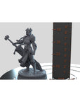 Duskgate Champion - 3d Printed Miniature by The Witchguild