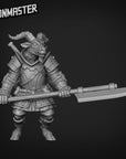 Black Goat Marauders with polearm - 3d Printed Miniature by Goon Master Games