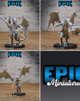 Draconic Demon Brass - 3d Printed Miniature Sculpted by Epic Miniatures