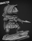 Squirrel Archer - 3d Printed Miniature Sculpted by Goon Master Games