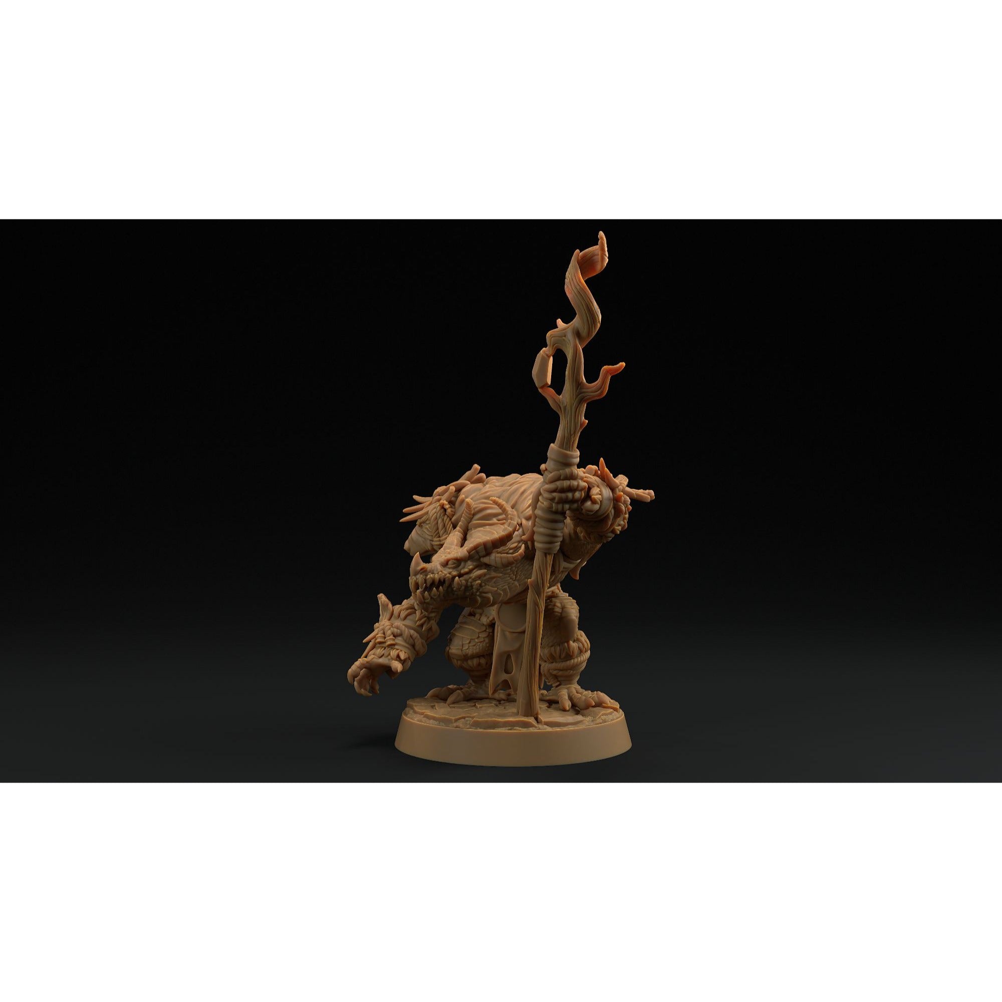 Thorneclaw, Primal Caller - 3d Printed Miniature by Dragon Trappers Lodge