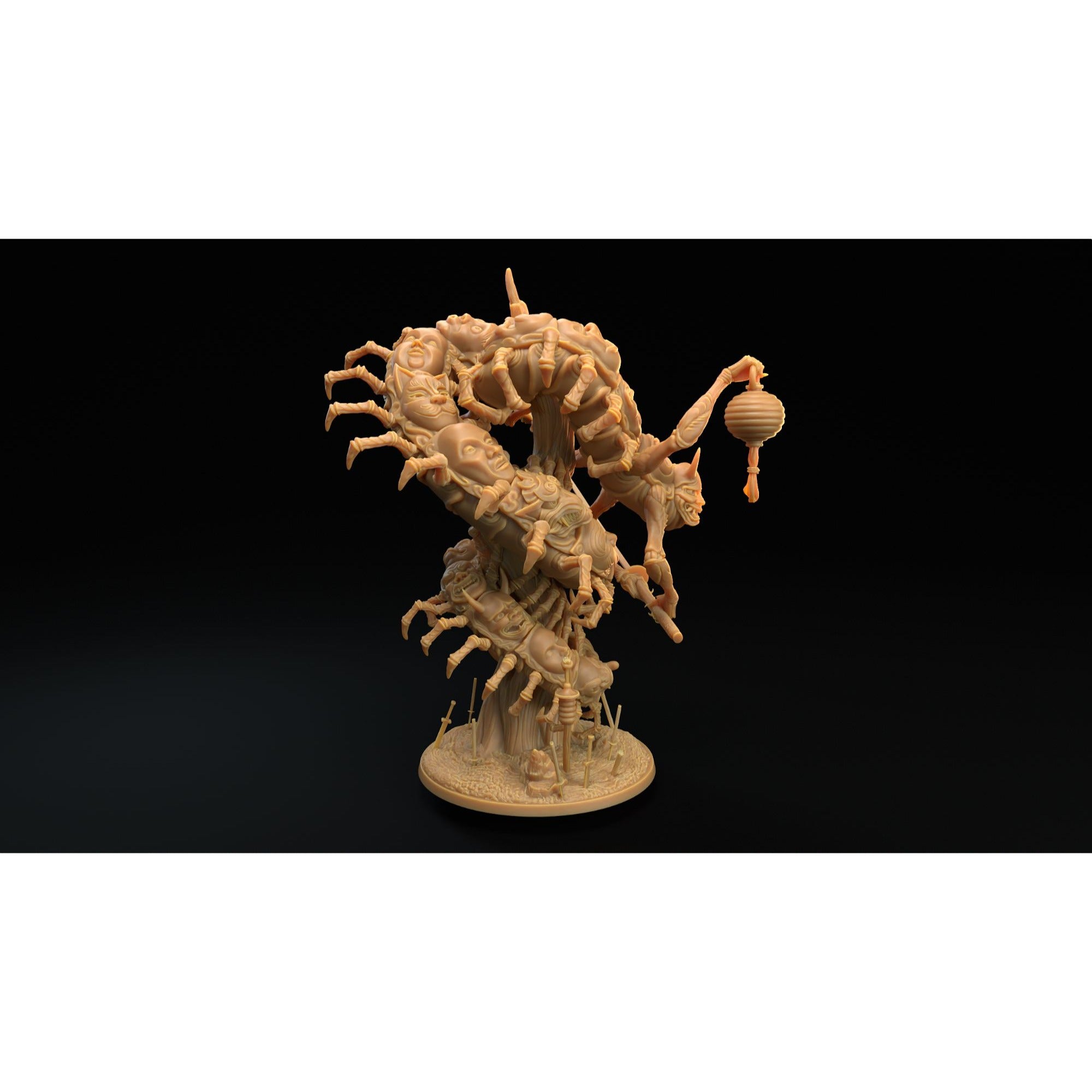 Yukiro, the Face Taker - 3d Printed Miniature by Dragon Trappers Lodge