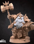 Dwarf High Priest - 3d Printed Miniature by Bite the Bullet