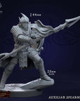 Auxiliar Spearmen - 3d Printed Miniature by Mammoth Factory