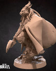 Dragonborn Ranger - 3d Printed Miniature sculpted by Bite the Bullet