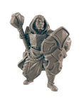 Cleric, Human Male - 3d Printed Miniature Sculpted by EC3D