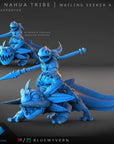 Wailing Seekers - Nahua Axolotl Tribe - 3d Printed Miniature by Dragon Trappers Lodge