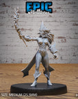 Fire Genasi Female - 3d Printed by Epic Miniatures