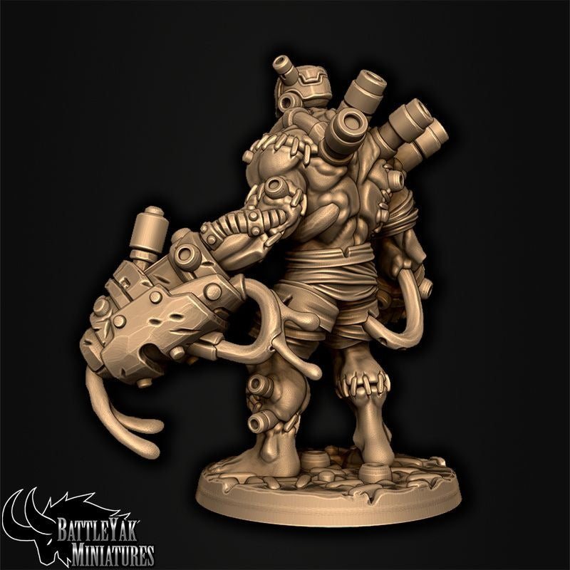 Wargast Bile-Spewer - Blightergast Reanimators - 3d Printed Miniature by Battle Yak Miniatures