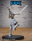 Knight Lady Joan - 3d Printed by Epic Miniatures