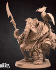 Loxodon Hunter - 3d Printed Miniature by Bite the Bullet