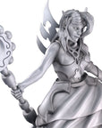 Delana the Water Mage - 3d printed Miniature by Miniature Evolution