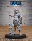 Blue Oni Girl - 3d Printed by Epic Miniatures