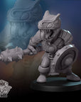 Aggro Allosaurs Guild - 3d Printed Miniature by DiceHeads