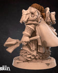 Dwarf Priestess - 3d Printed Miniature by Bite the Bullet