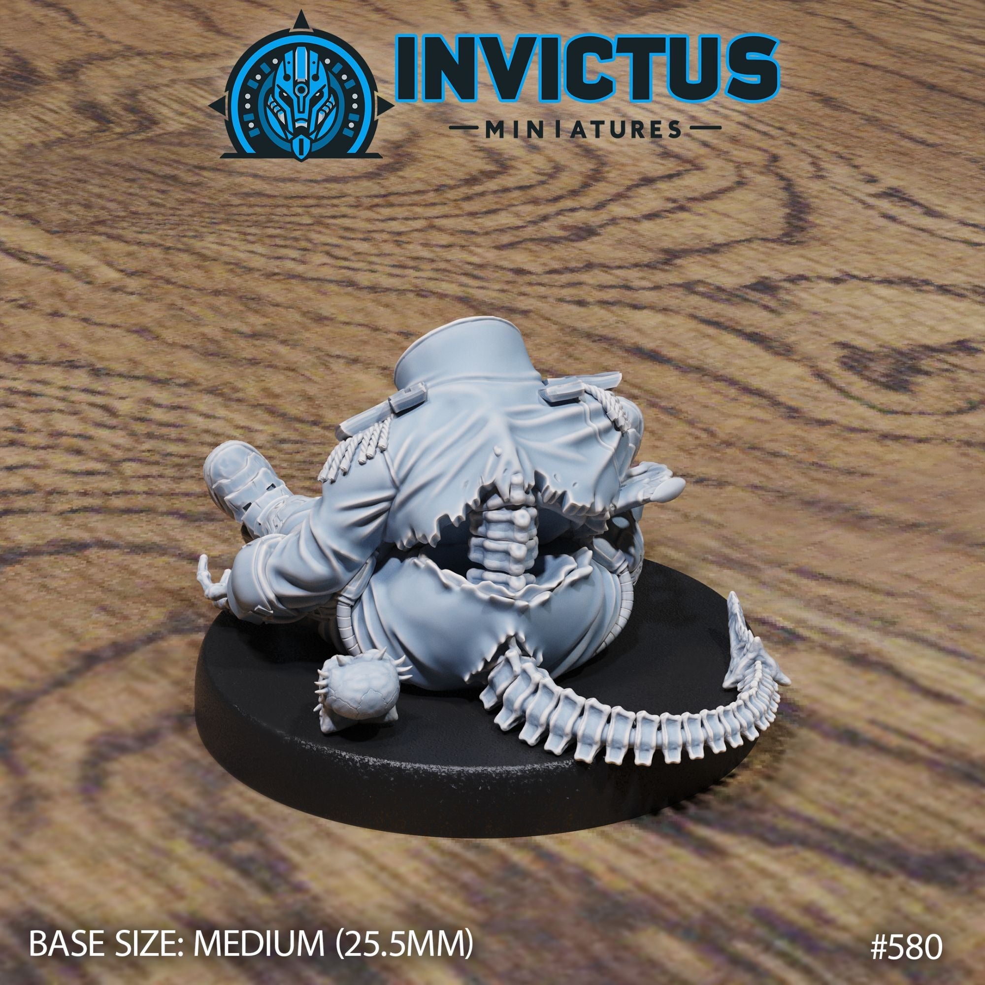 Necro Parasite Captain - 3d Printed by Invictus Miniatures