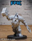 Dark Dwarf - 3d Printed Miniature Sculpted by Epic Miniatures