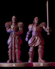 Human Warrior - 3d Printed Miniature by CeleSTL Minis