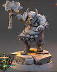 Valthor Gazz - Goreborn of Carcass Hollow - 3d Printed Miniature sculpted by Daybreak Miniatures