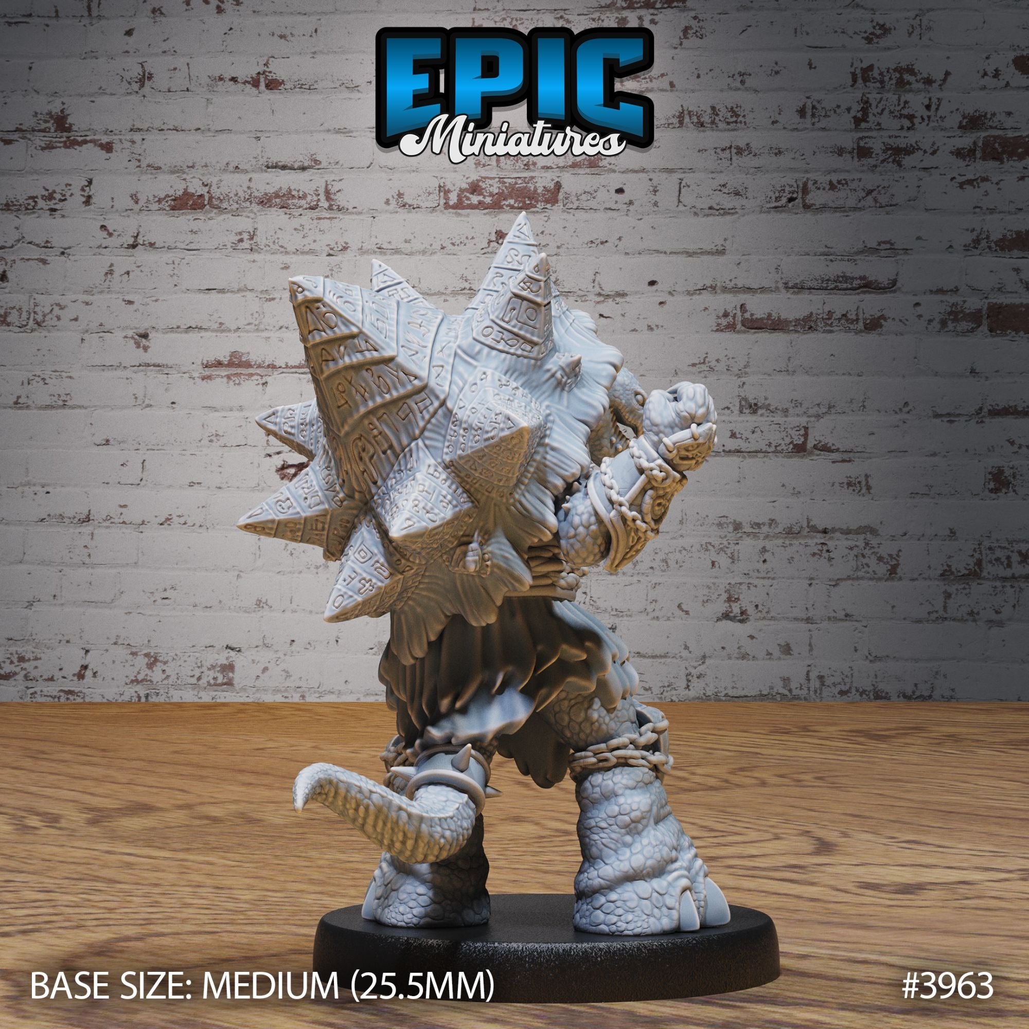 Turtle Folk Necromancer - 3d Printed by Epic Miniatures