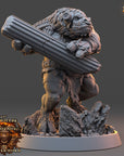 Balgar Doomcaller - Ironmane Minotaurs of Emberhold - 3d Printed Miniature sculpted by Daybreak Miniatures