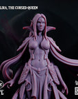 Allira the Cursed Queen, Humanoid Form - 3d Printed Miniature by Big Bad Evil Guys