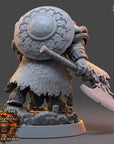 Morkath Darkhoof - Ironmane Minotaurs of Emberhold - 3d Printed Miniature sculpted by Daybreak Miniatures