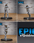 Female Gunslinger - 3d Printed Miniature