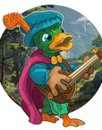 Duck Troubadour, Donato - 3d Printed Miniature by DiceHeads