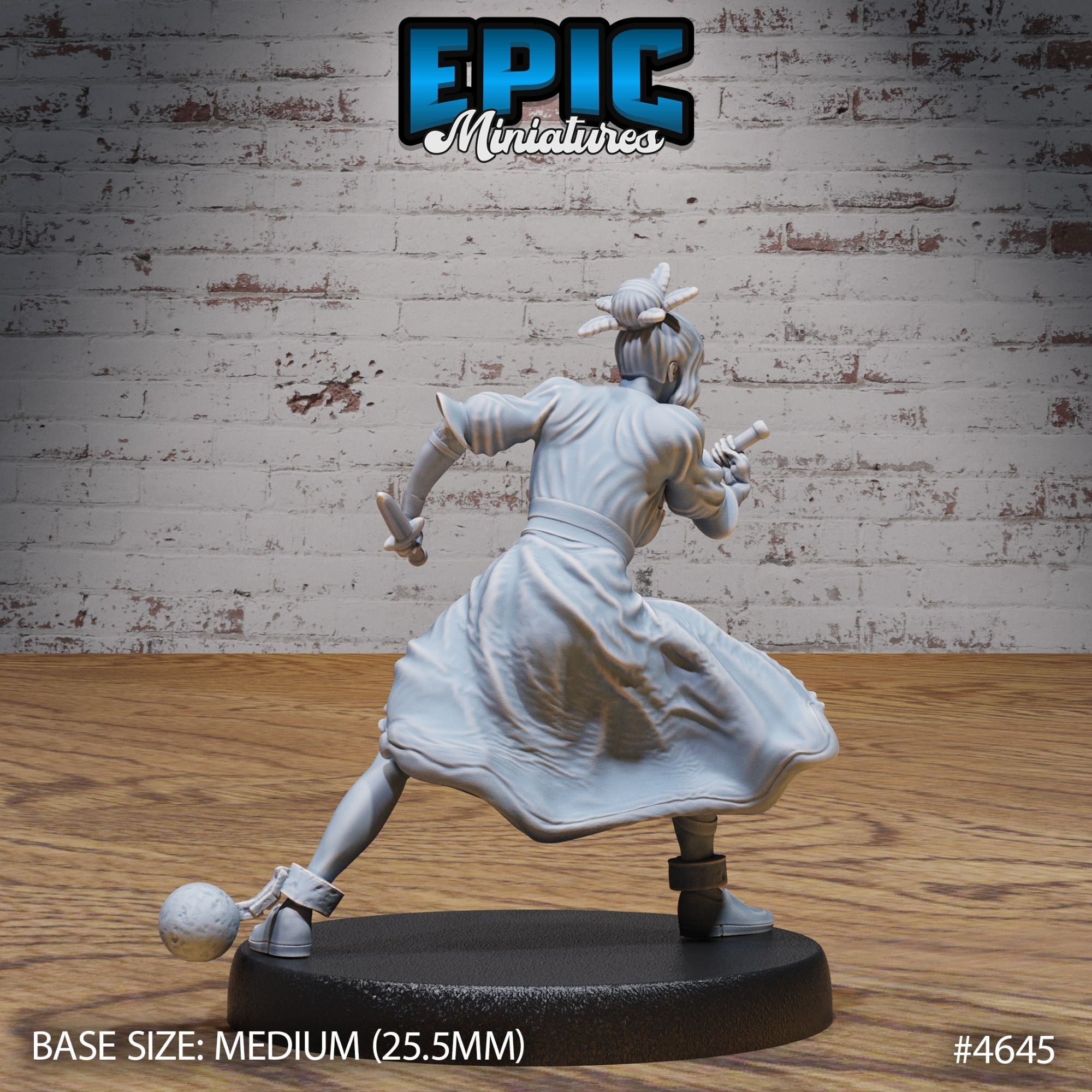 Captured Witch - 3d Printed Miniature Sculpted by Epic Miniatures