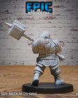 Dwarf Traveler - 3d Printed by Epic Miniatures