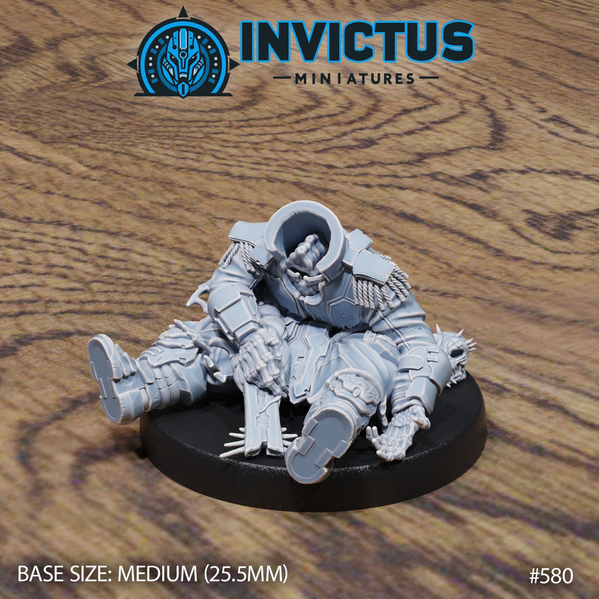 Necro Parasite Captain - 3d Printed by Invictus Miniatures