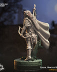 Eoldir, Wood Elf Monster Hunter - 3d Printed Miniature by Crippled God Foundry