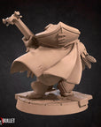 Owlfolk Bard - 3d Printed Miniature by Bite the Bullet