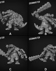 Crocodile Warrior - 3d Printed Miniature by Goon Master Games