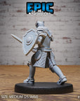 Knight Sir Rollant - 3d Printed by Epic Miniatures