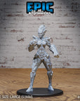 Earth Elemental Female - 3d Printed Miniature Sculpted by Epic Miniatures