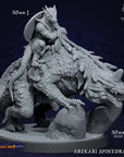 Arekari Spinedrake - 3d Printed Miniature by Mammoth Factory