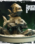 Piranhas - Terror on Cursed Waters - 3d Printed Miniature Sculpted by Monolith Arts