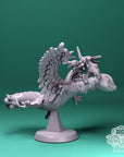 Axolotl Dragon Riders - 3d Printed Miniature by DiceHeads