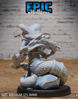 Cobra Folk Warrior - 3d Printed Miniature Sculpted by Epic Miniatures