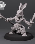 Rabbit Hero - 3d Printed Miniature by DiceHeads