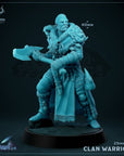 Clan Warrior - 3d Printed Miniature by Mammoth Factory