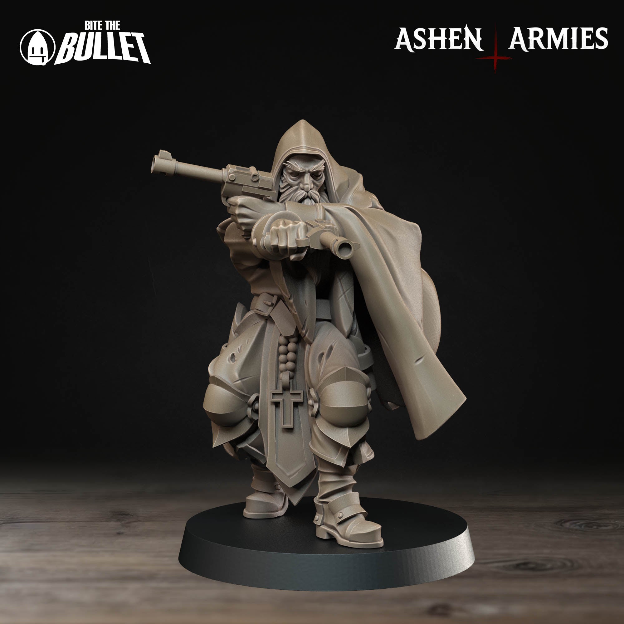 a star wars action figure with a gun